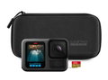 GoPro Kamera HERO13 Black - der bisher besten Kamera, inkl. SanDisk microSDKarte mit 64 GB + Transporttasche - schwarz